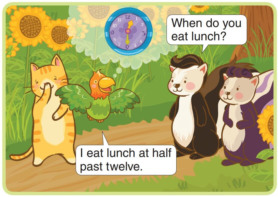 When Do You Eat Lunch绘本故事第4页