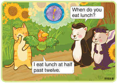 When Do You Eat Lunch绘本故事第4页