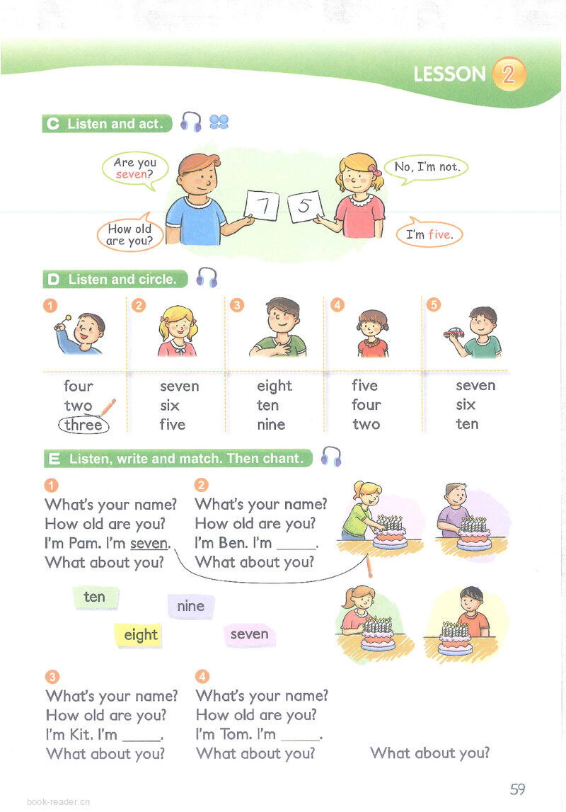 10 I'm ten!绘本故事第5页