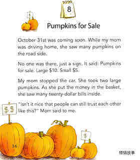 Pumpkins for Sale绘本故事第2页