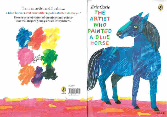 The Artist Who Painted a Blue Horse绘本故事第2页