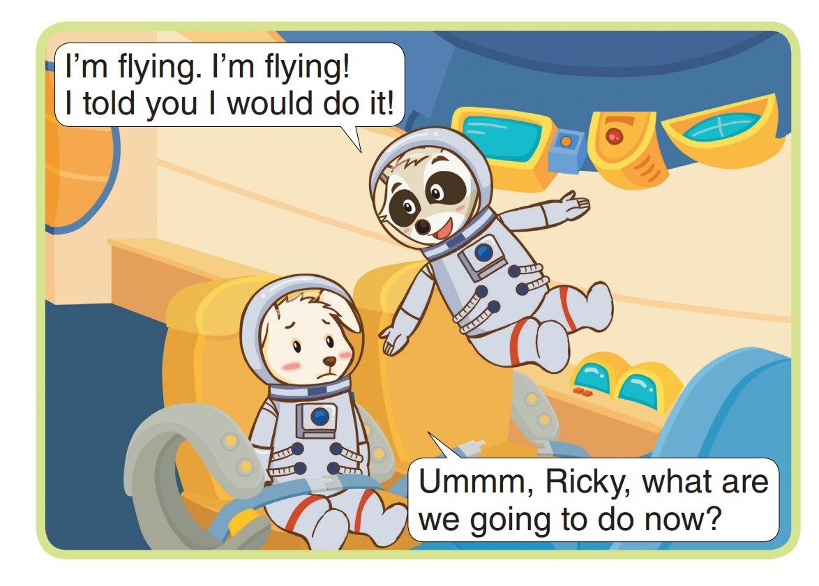 Space Adventure绘本故事第3页