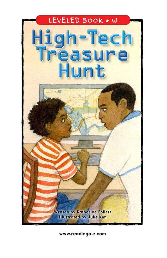 High Tech Treasure Hunt绘本故事第2页