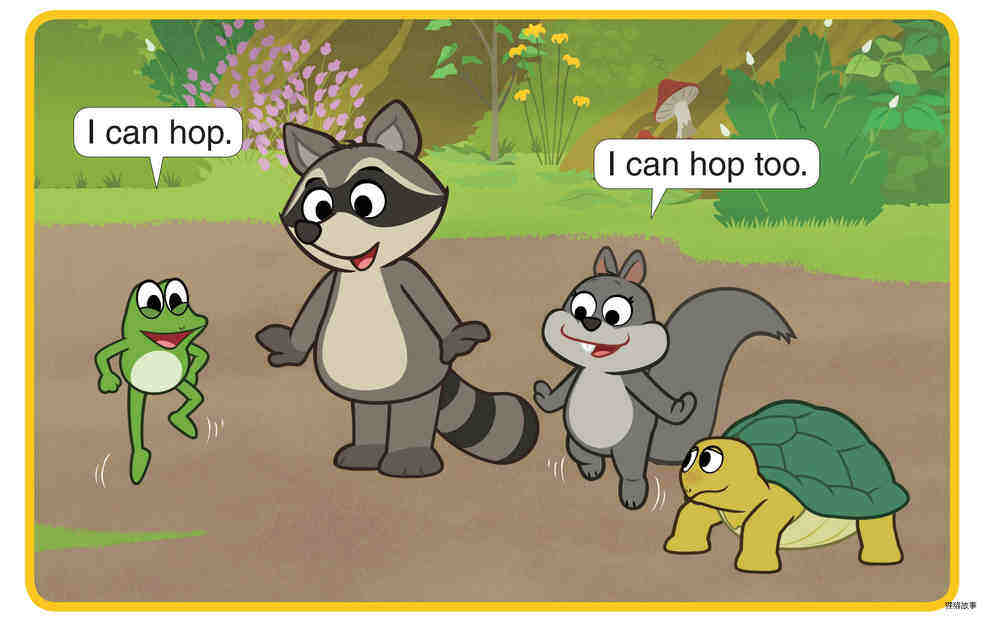 I Can Hop绘本故事第2页