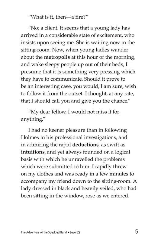 The Adventure of the Speckled Band (Part 1)绘本故事第5页