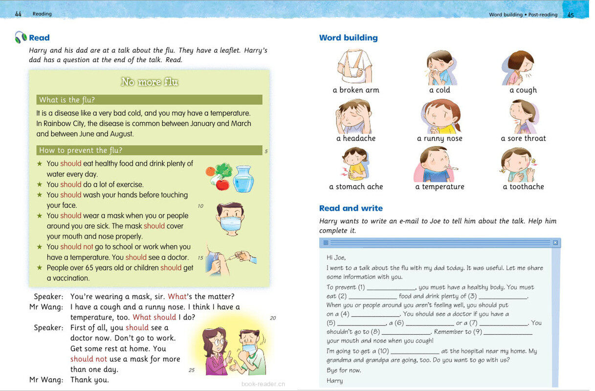4B Unit 5 Health tips绘本故事第3页