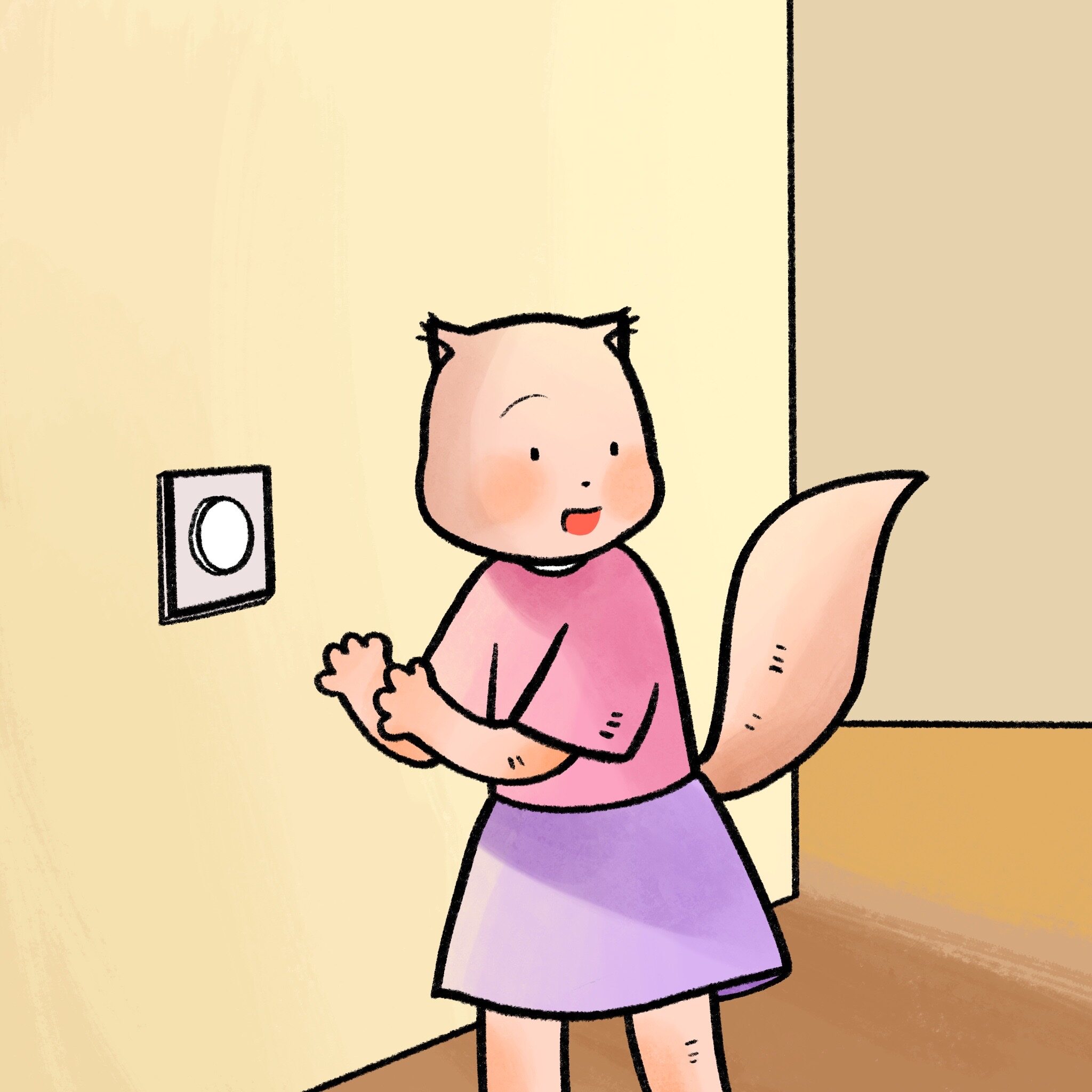 电源插头不能摸绘本故事第4页