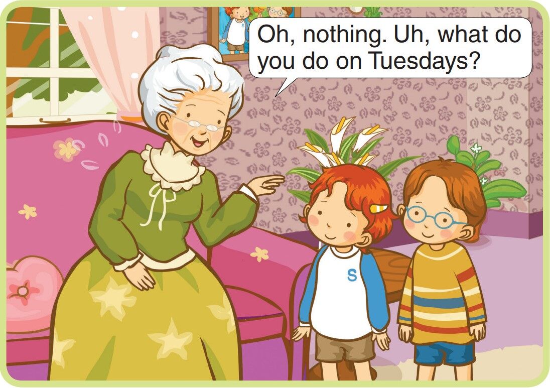 What Do You Do on Tuesday绘本故事第3页