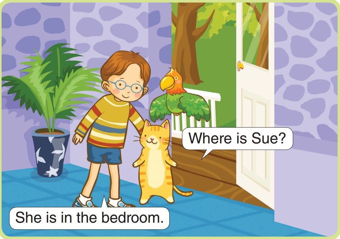 Sue Is in the Bedroom绘本故事第2页