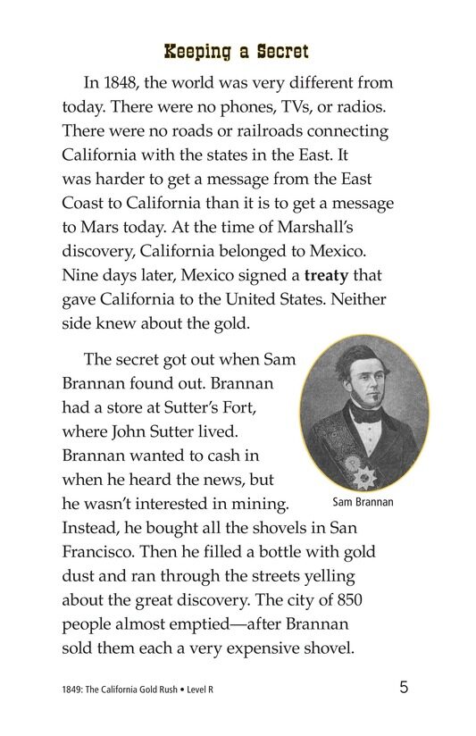1849 The California Gold Rush绘本故事第4页