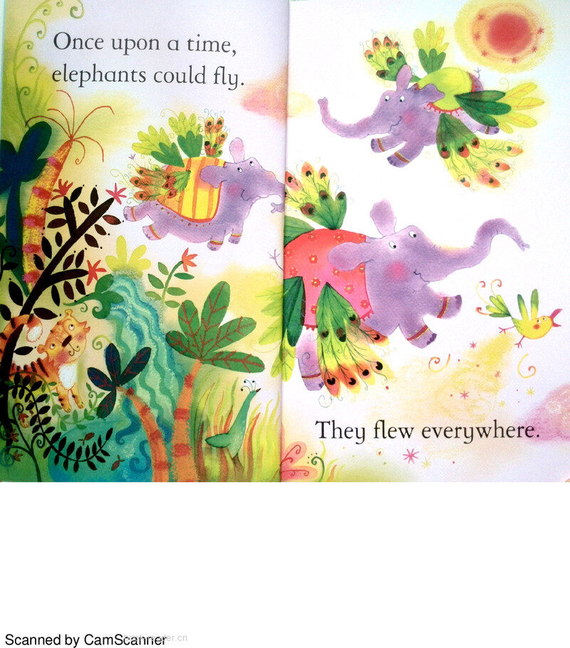 How Elehpants lost their Wings绘本故事第4页