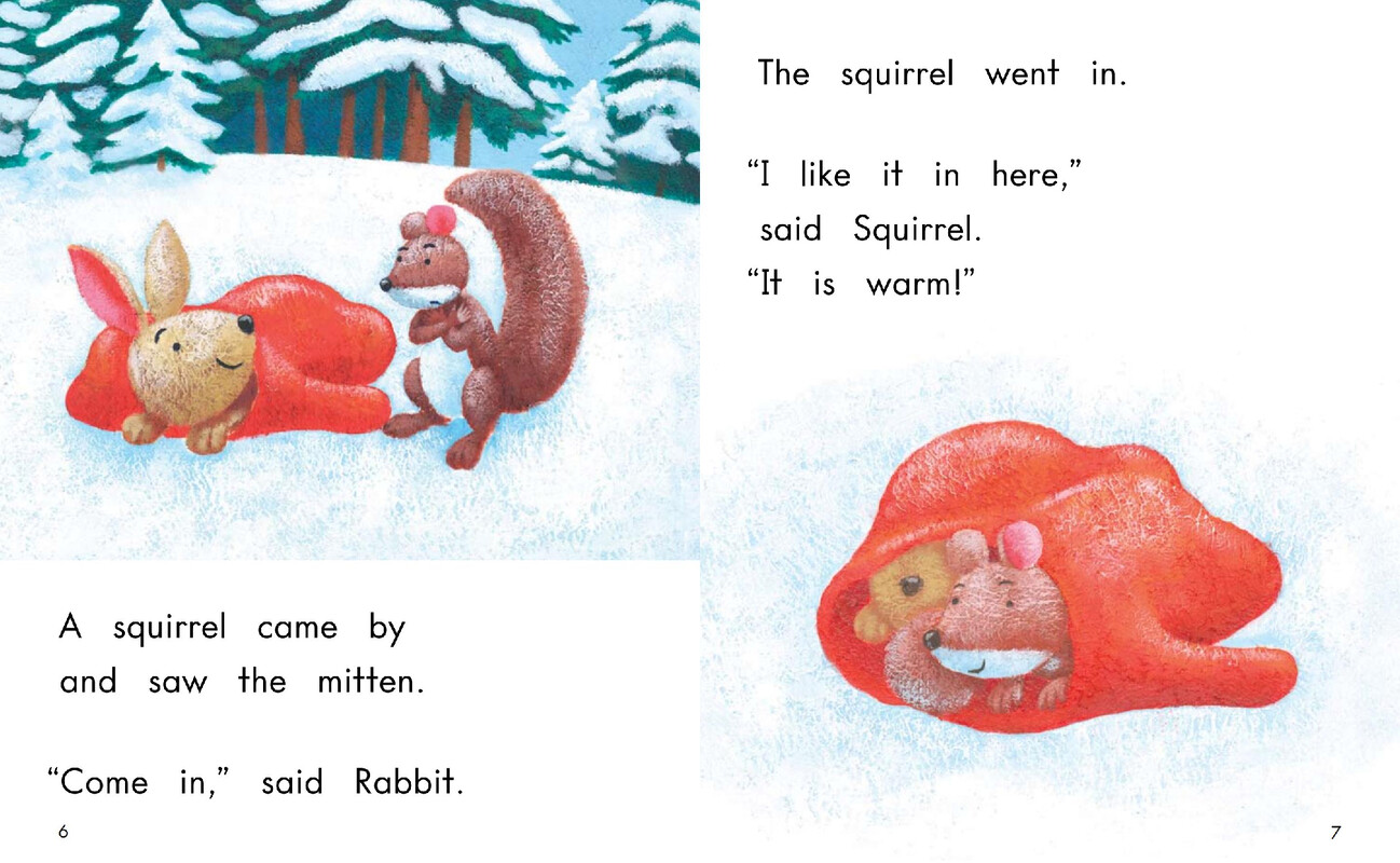 The Mitten绘本故事第5页