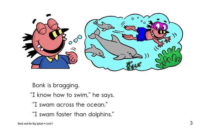 Bonk and the Big Splash绘本故事第3页