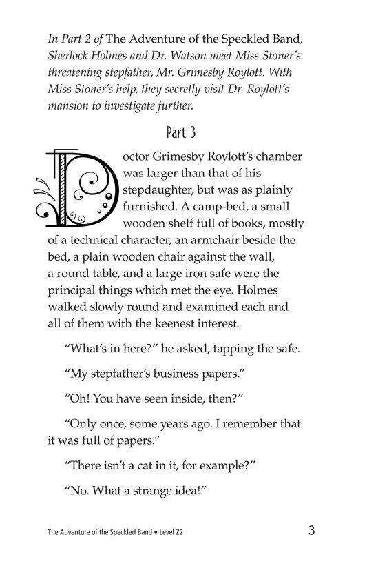 The Adventure of the Speckled Band (Part 3)绘本故事第3页