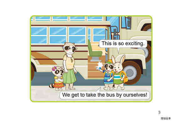 Taking The Bus绘本故事第4页