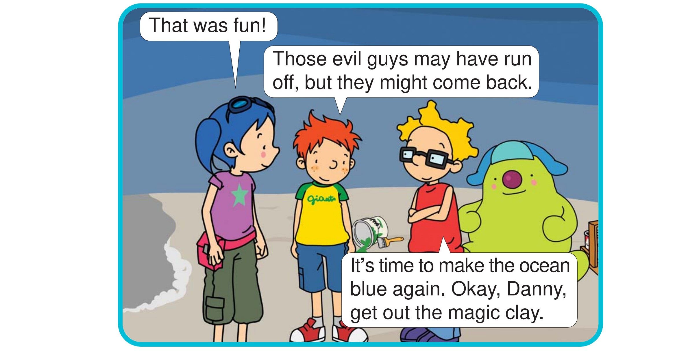 Bull's-eye!绘本故事第2页