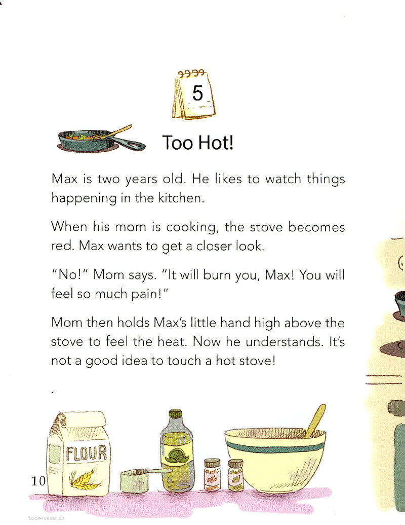Too Hot绘本故事第2页