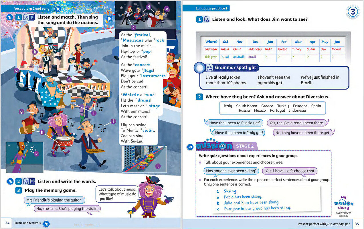 03 Let's celebrate!绘本故事第4页