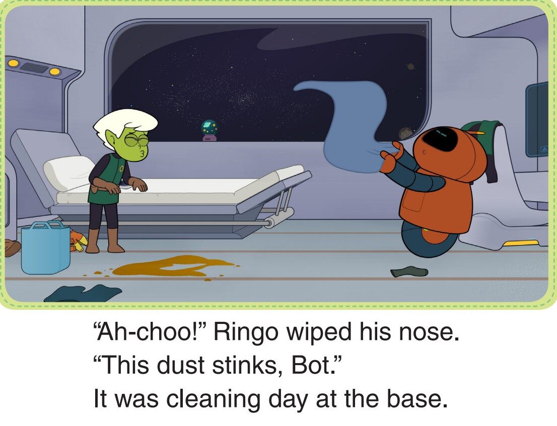 Cleaning绘本故事第2页