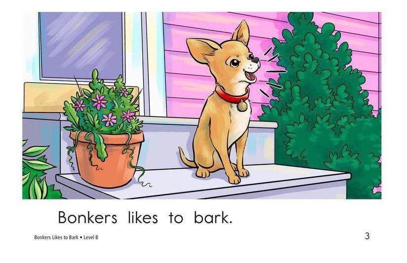 Bonkers Likes to Bark绘本故事第3页