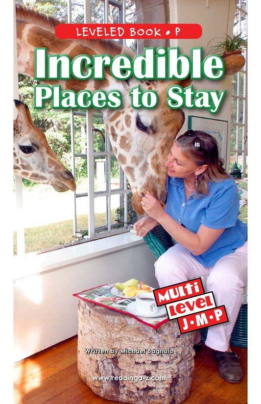 Incredible Places to Stay绘本故事第2页