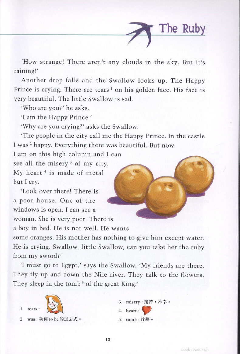 The Happy Prince and The Selfish Giant绘本故事第5页