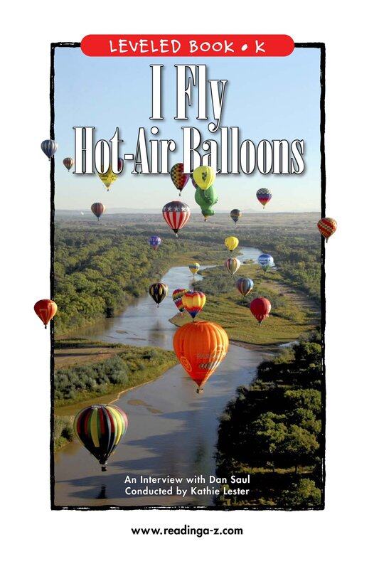 I Fly Hot-Air Balloons绘本故事第2页