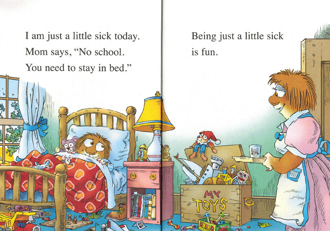 Just A Little Sick绘本故事第3页