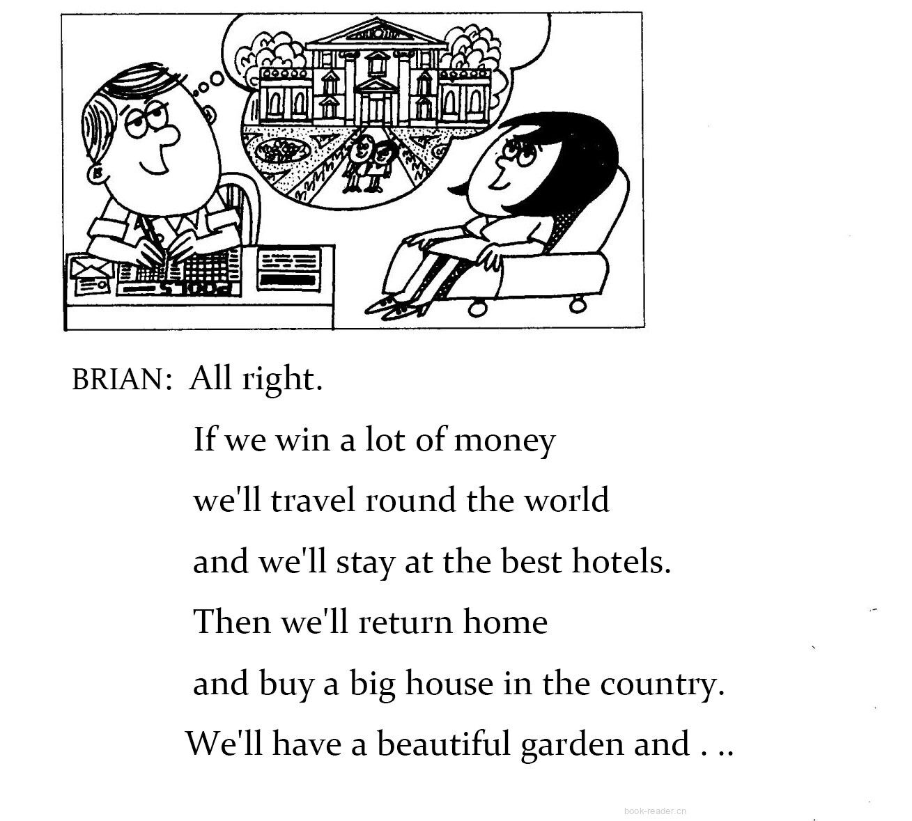 1-137 A Pleasant Dream绘本故事第4页