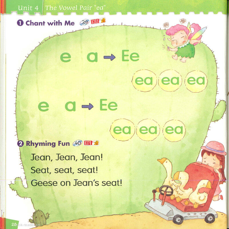 4 The Vowel Pair 'ea'绘本故事第3页