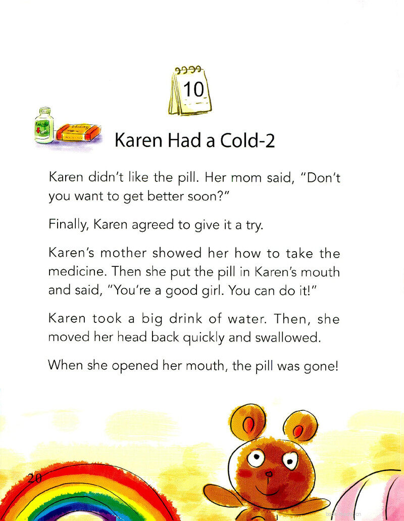 Karen Had a Cold-2绘本故事第2页