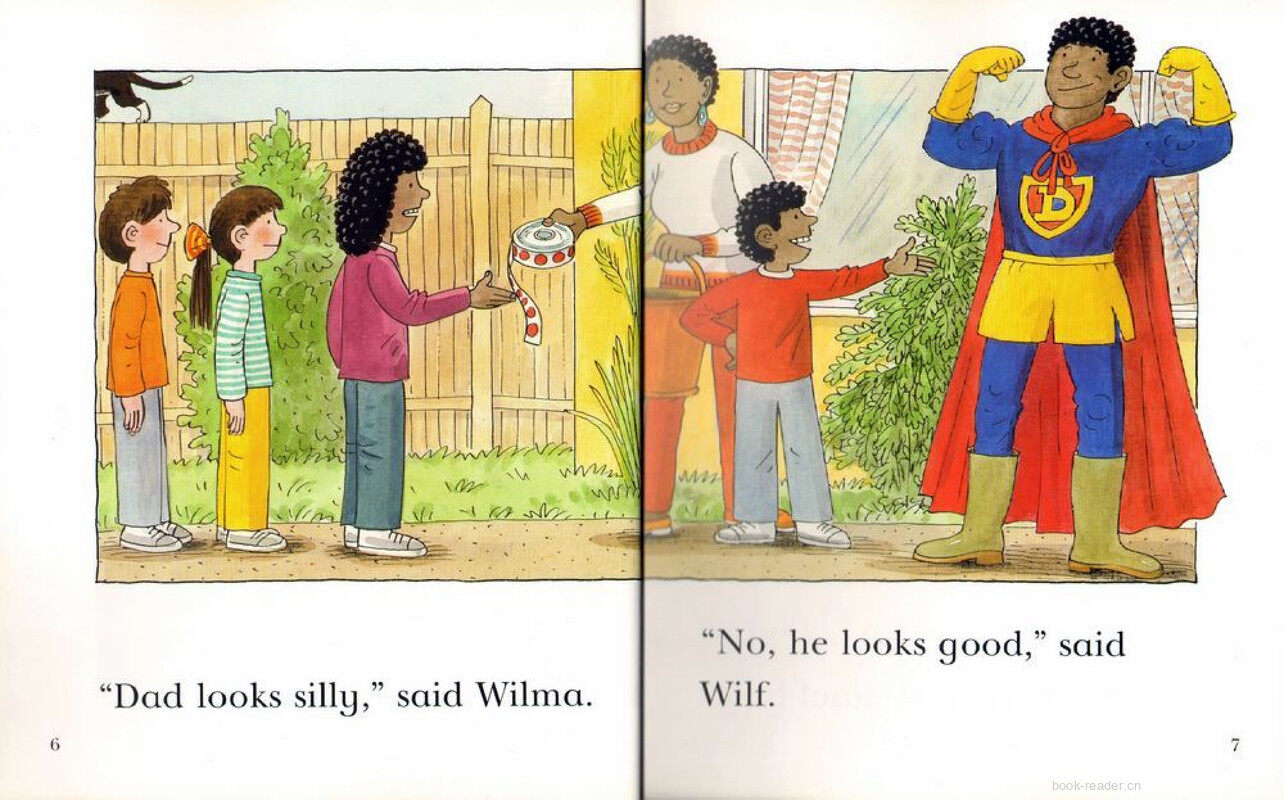 2A Super Dad绘本故事第4页