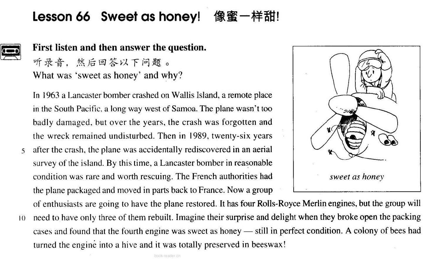 66 Sweet as honey!绘本故事第2页