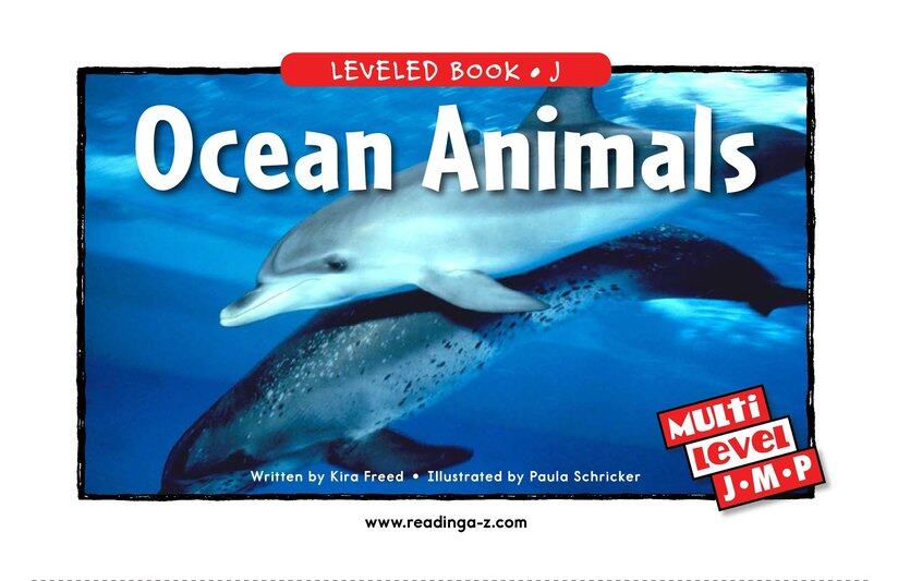 Ocean Animals绘本故事第2页