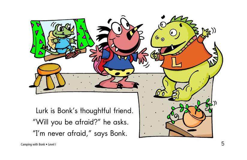 Camping with Bonk绘本故事第5页