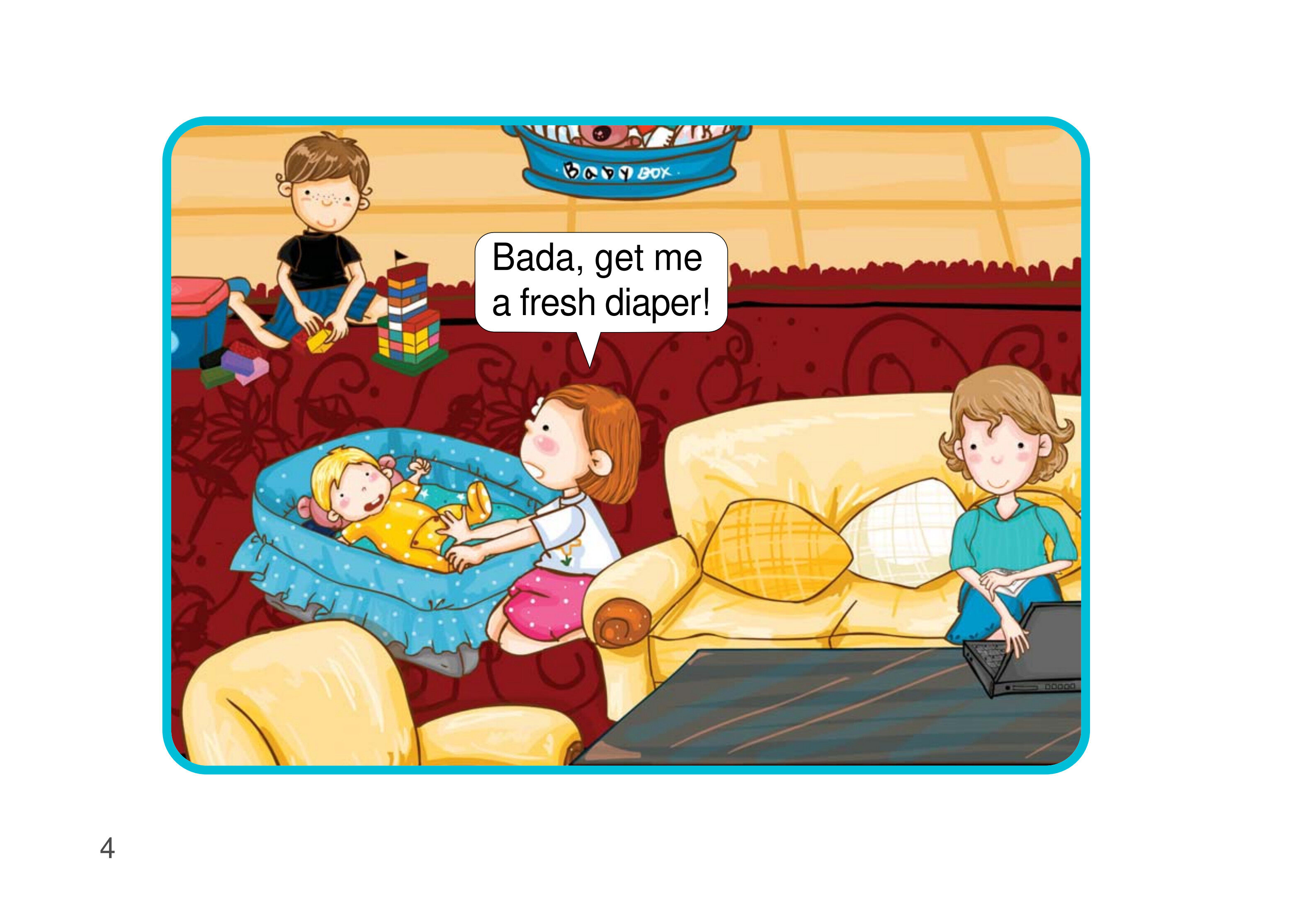A Fresh Diaper绘本故事第5页