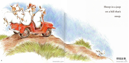 (14周)Sheep in a Jeep绘本故事第4页