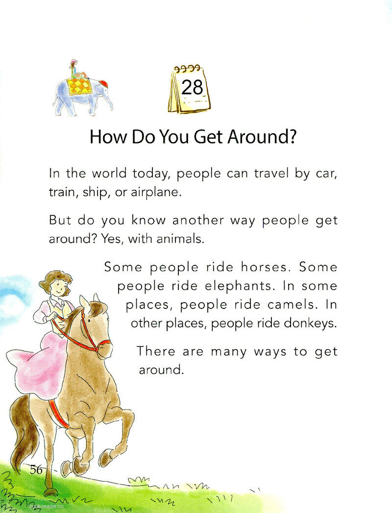How Do You Get Around?绘本故事第2页