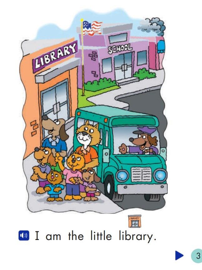 Cat and Dog Go To Town绘本故事第4页