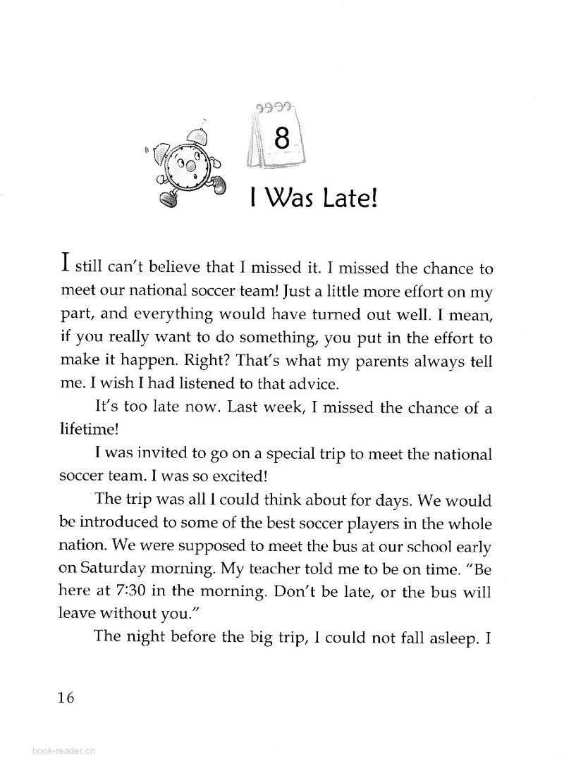 I Was Late!绘本故事第2页