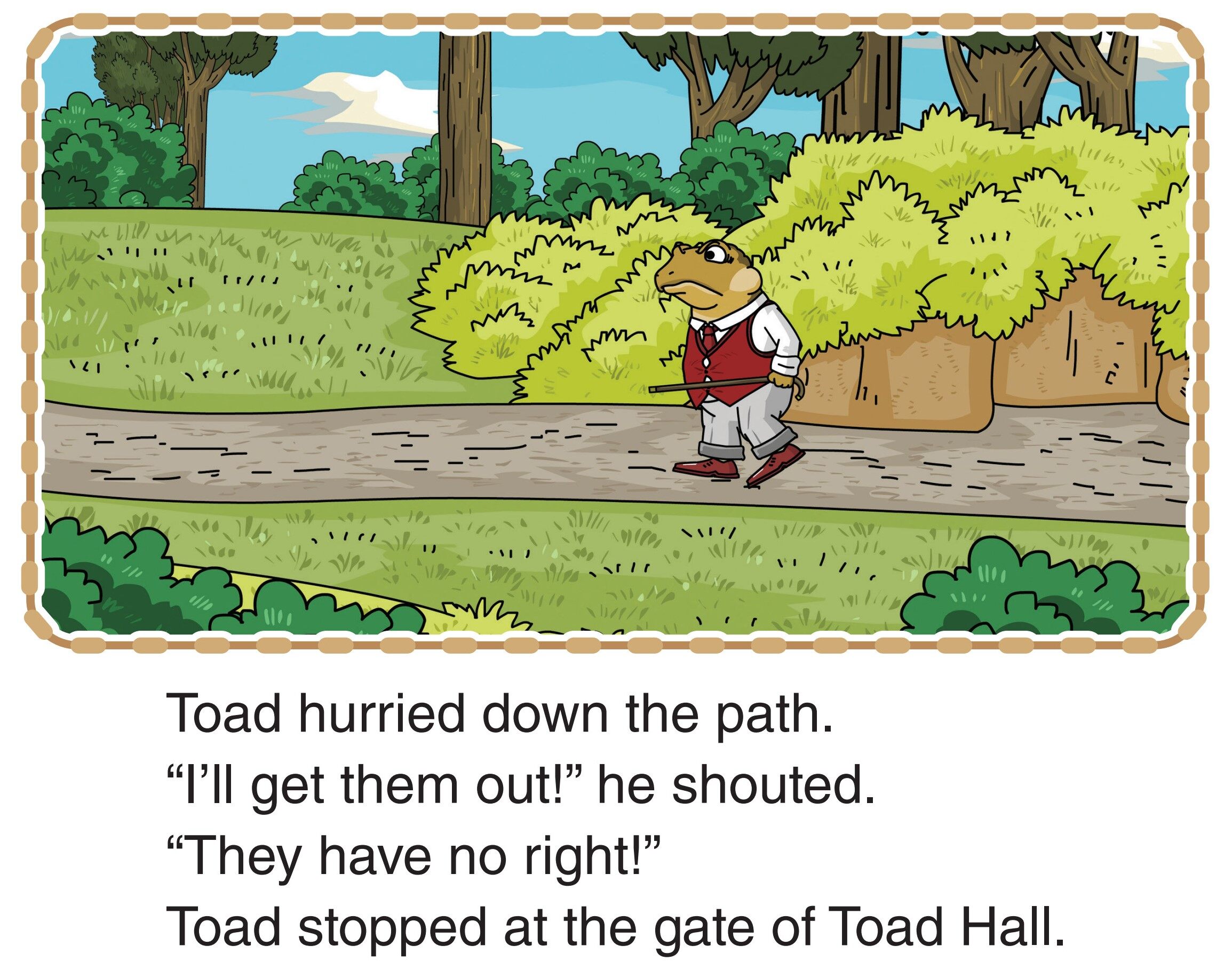 Toad Goes Home绘本故事第5页