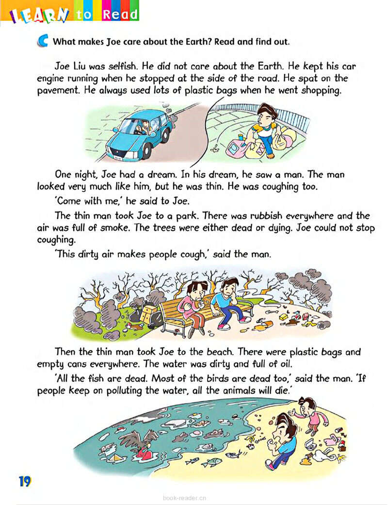 3 Our polluted planet绘本故事第4页