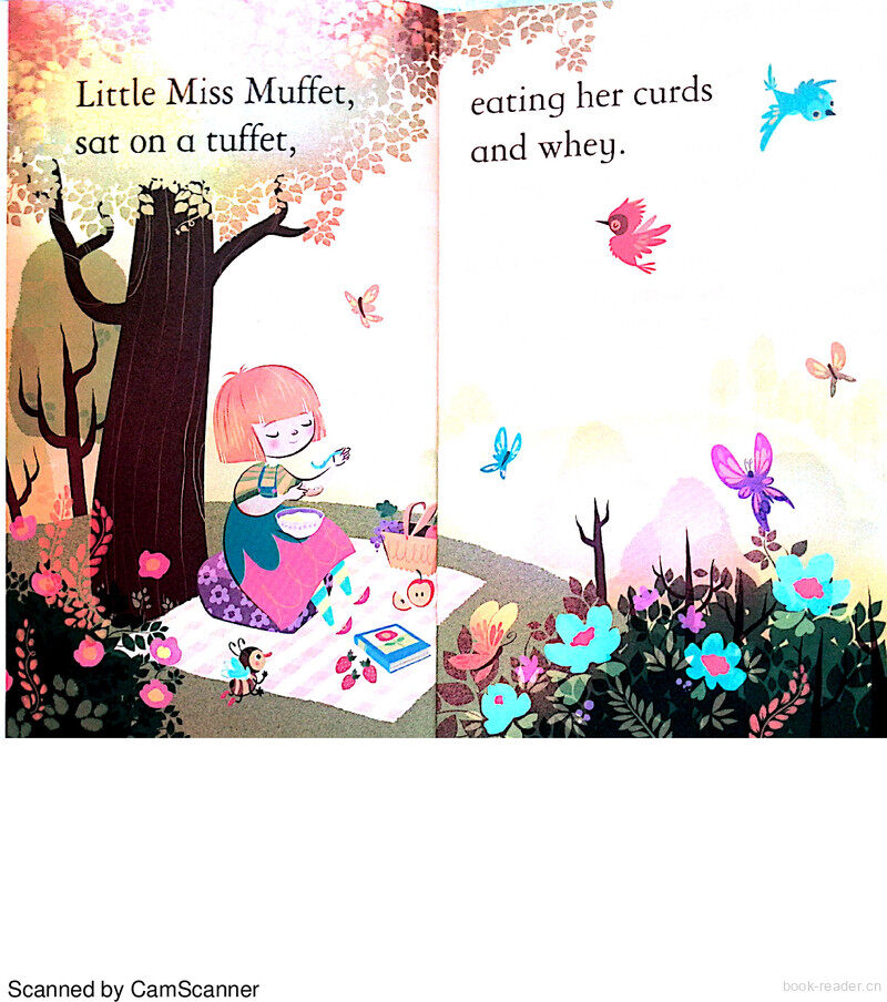 Little Miss Muffet绘本故事第3页