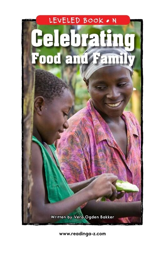 Celebrating Food and Family绘本故事第2页