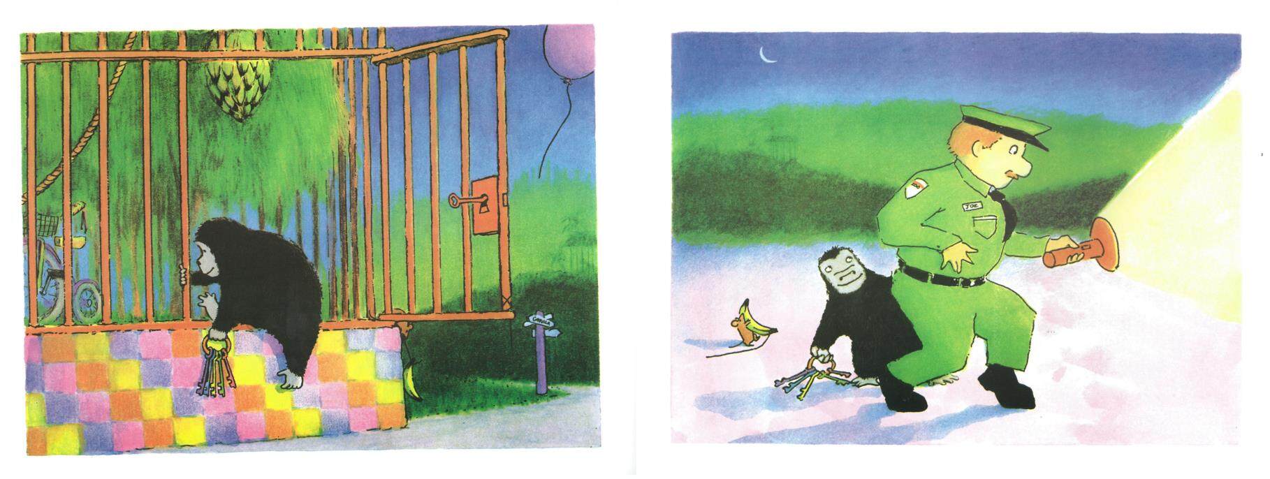 Good night,gorilla绘本故事第4页