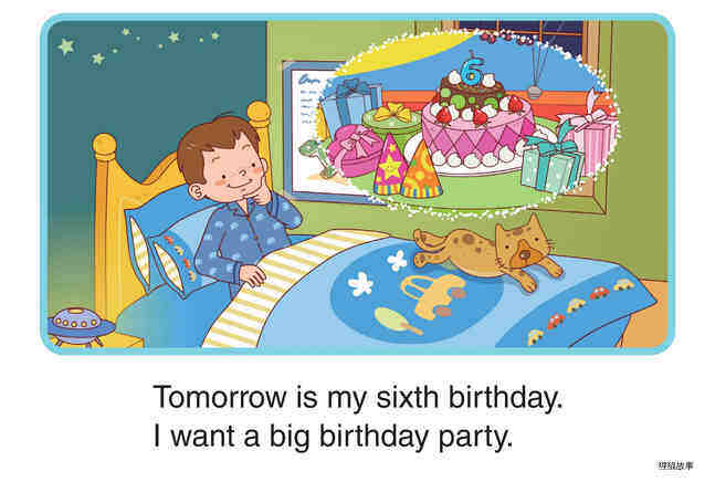 My Sixth Birthday绘本故事第2页