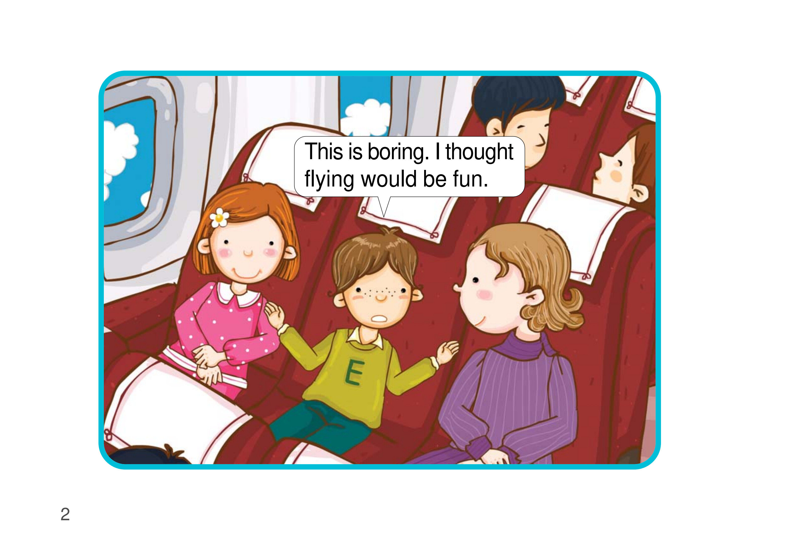 I Was Flying Above the Clouds!绘本故事第3页