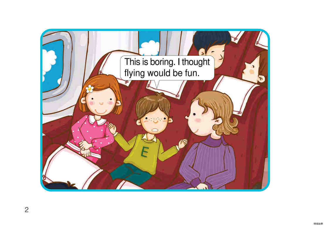 I Was Flying Above the Clouds!绘本故事第3页