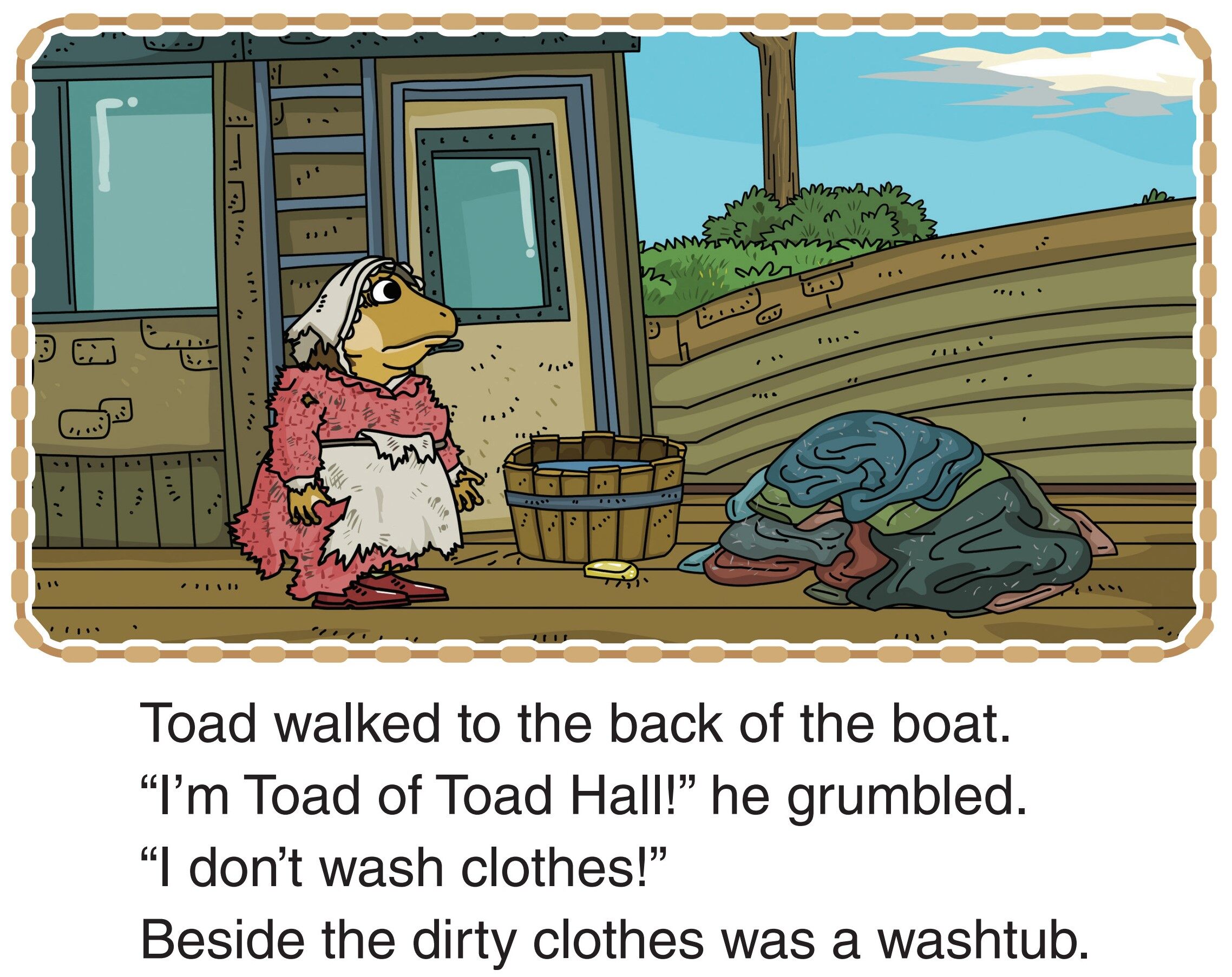 Doing the Wash绘本故事第3页