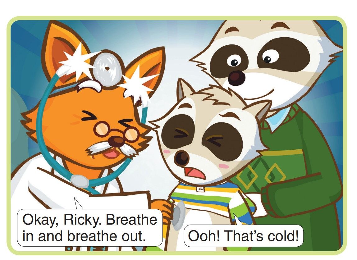 Getting a Checkup绘本故事第3页